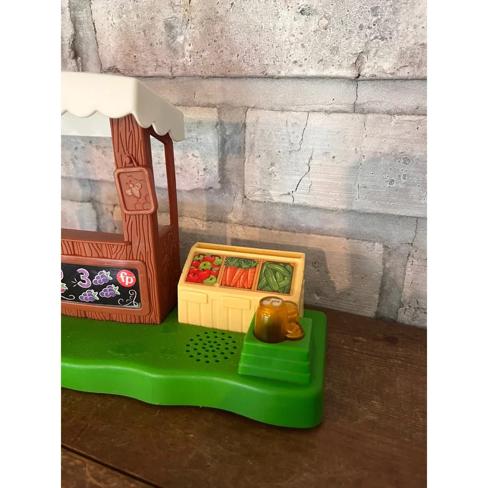 Set of Two Fisher-Price Little‎ People Farmers Market Playsets